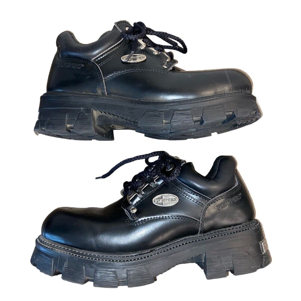 CAPITAN PINUPERS HIGH leather boots size US 10.5 / UK 9.5 / EUR 44